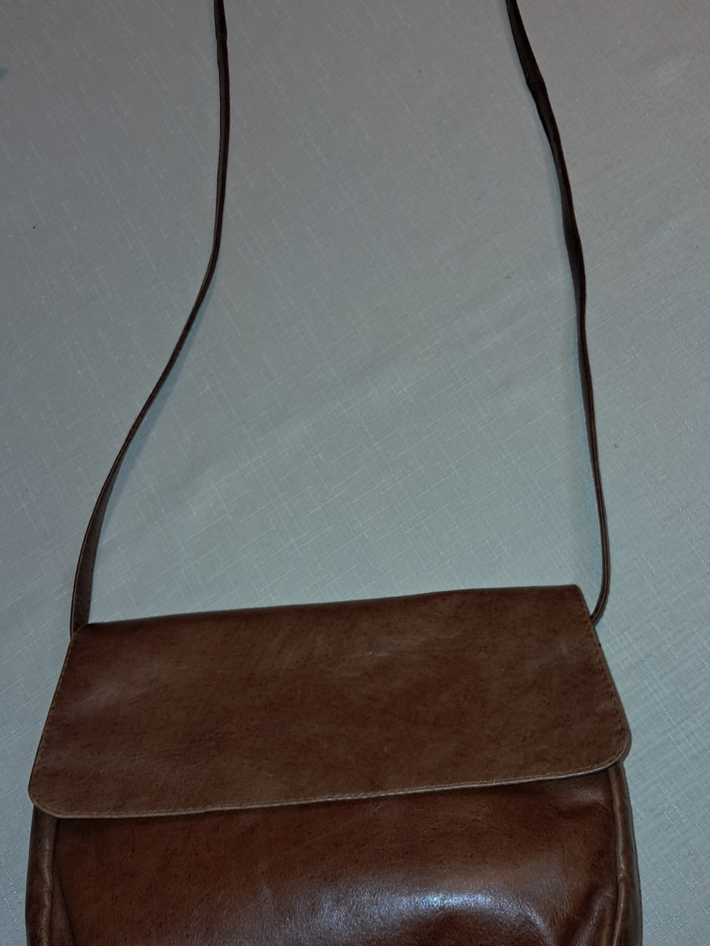 Everyday Brown Leather Crossbody Bag for Women
